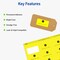 Avery Printable Address Labels with Sure Feed, 1" x 2-5/8", Neon Yellow, Laser & Inkjet Compatible, 750 Blank Labels Total, Great for Branding, Mailing, Organizing, and More (5972)